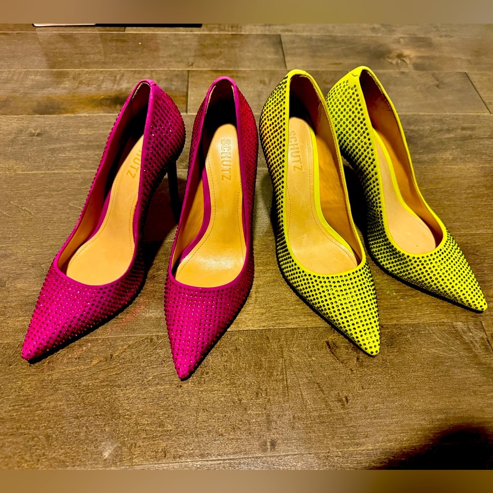 Beautiful Shultz shoes. Make a statement with them